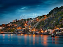 St. John's, the Battery at dusk